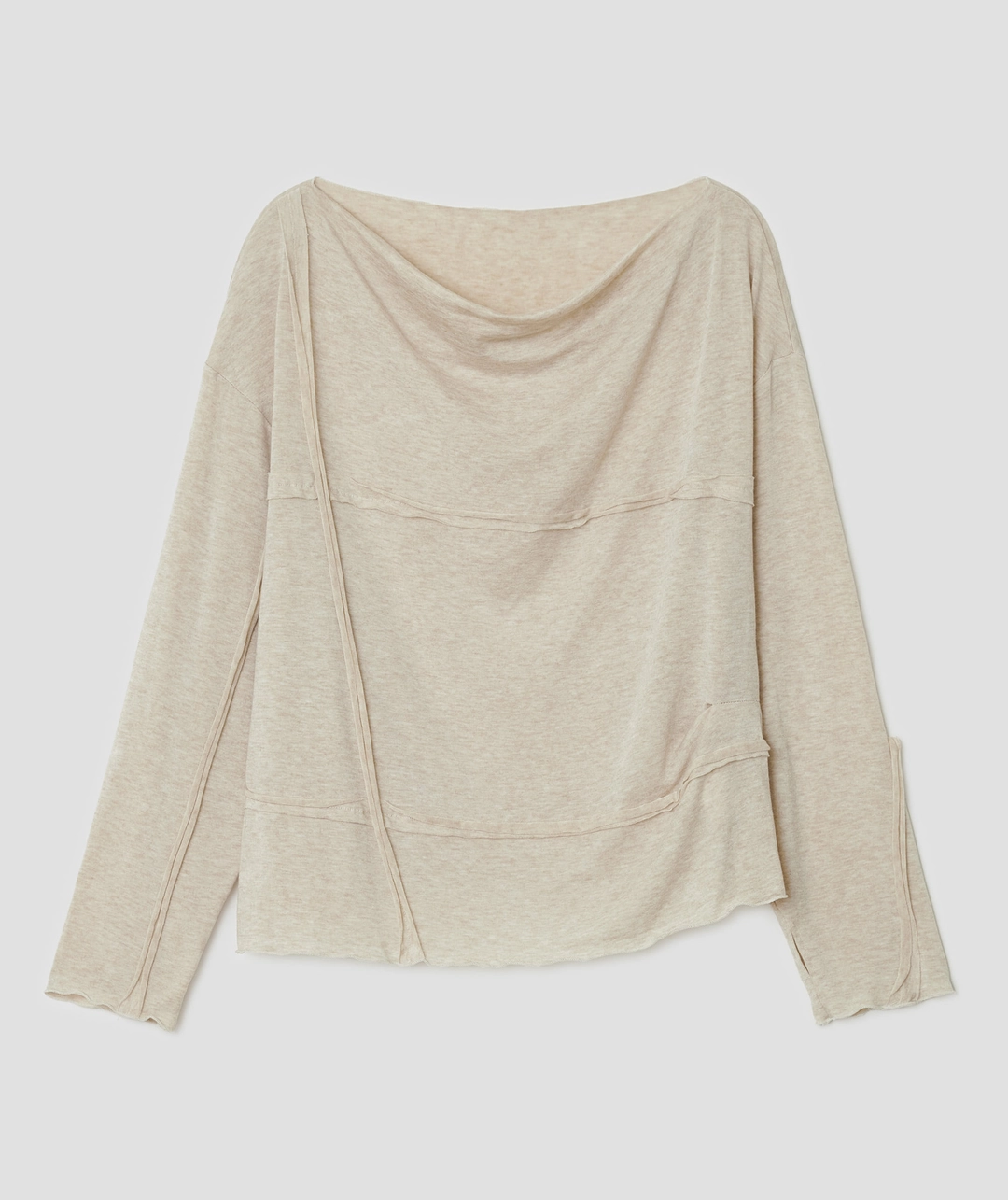 타입서비스 Draped Ruched Top [Beige] 상품 이미지 1