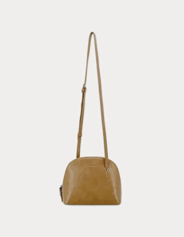 Pebble Cross Bag - Caramel