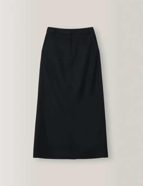 Maxi H Line Skirt (Dark Navy)