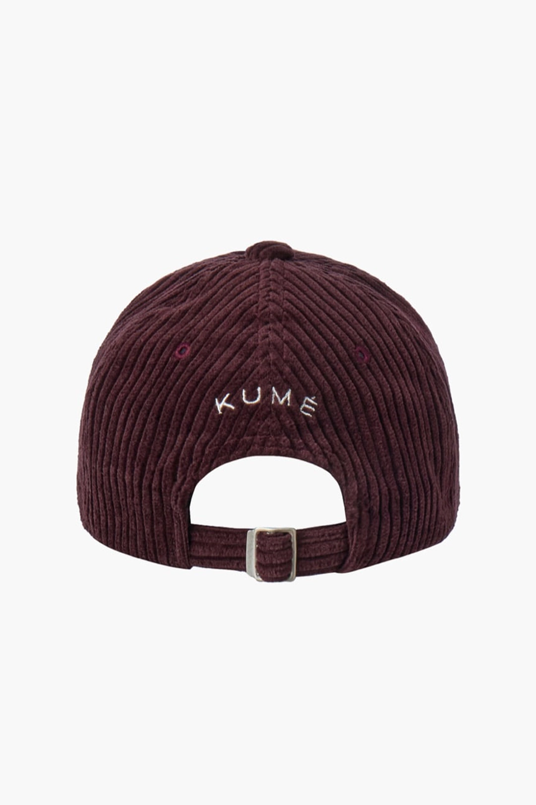 쿠메 CORDUROY BOUCLE LOGO BALL CAP, WINE 상품 이미지 3