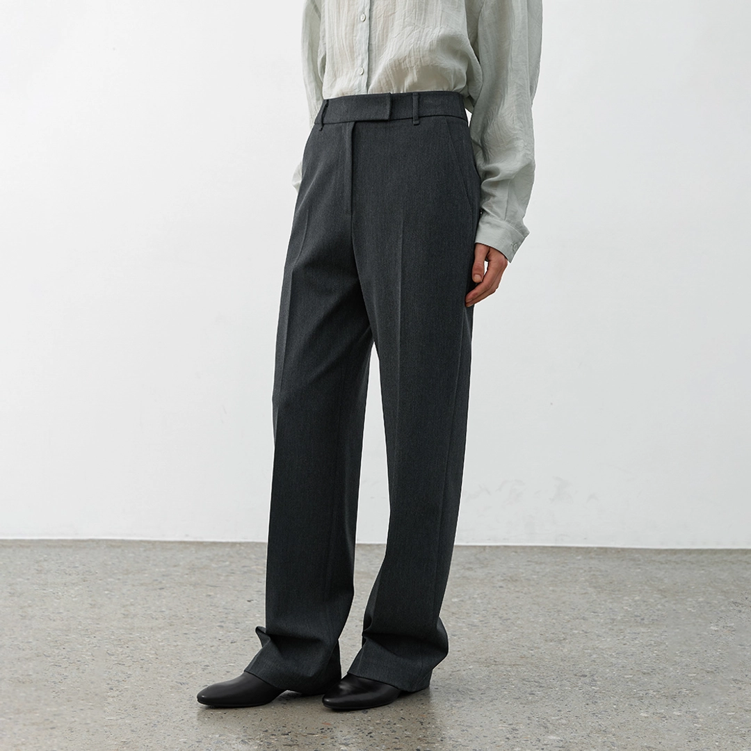 아뜰리에 나인 (PT-5694)ESSENTIAL STRAIGHT FIT PANTS 상품 이미지 1