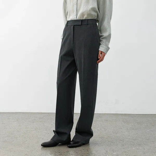 (PT-5694)ESSENTIAL STRAIGHT FIT PANTS