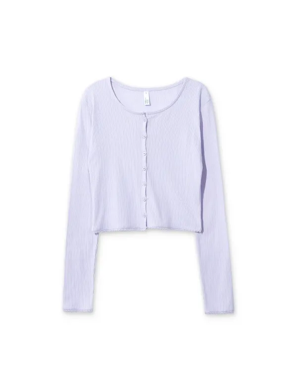 Lilac Veil Cardigan