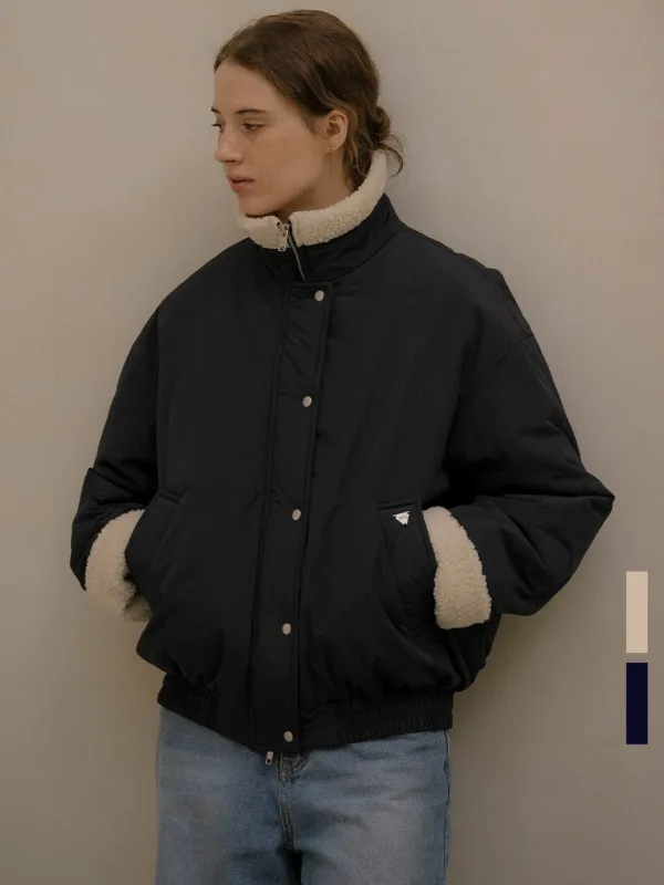 Dumble high-neck puffer jacket [KNFW05JP09]_[2color]
