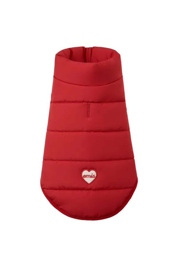(PET) PADDED JACKET-RED