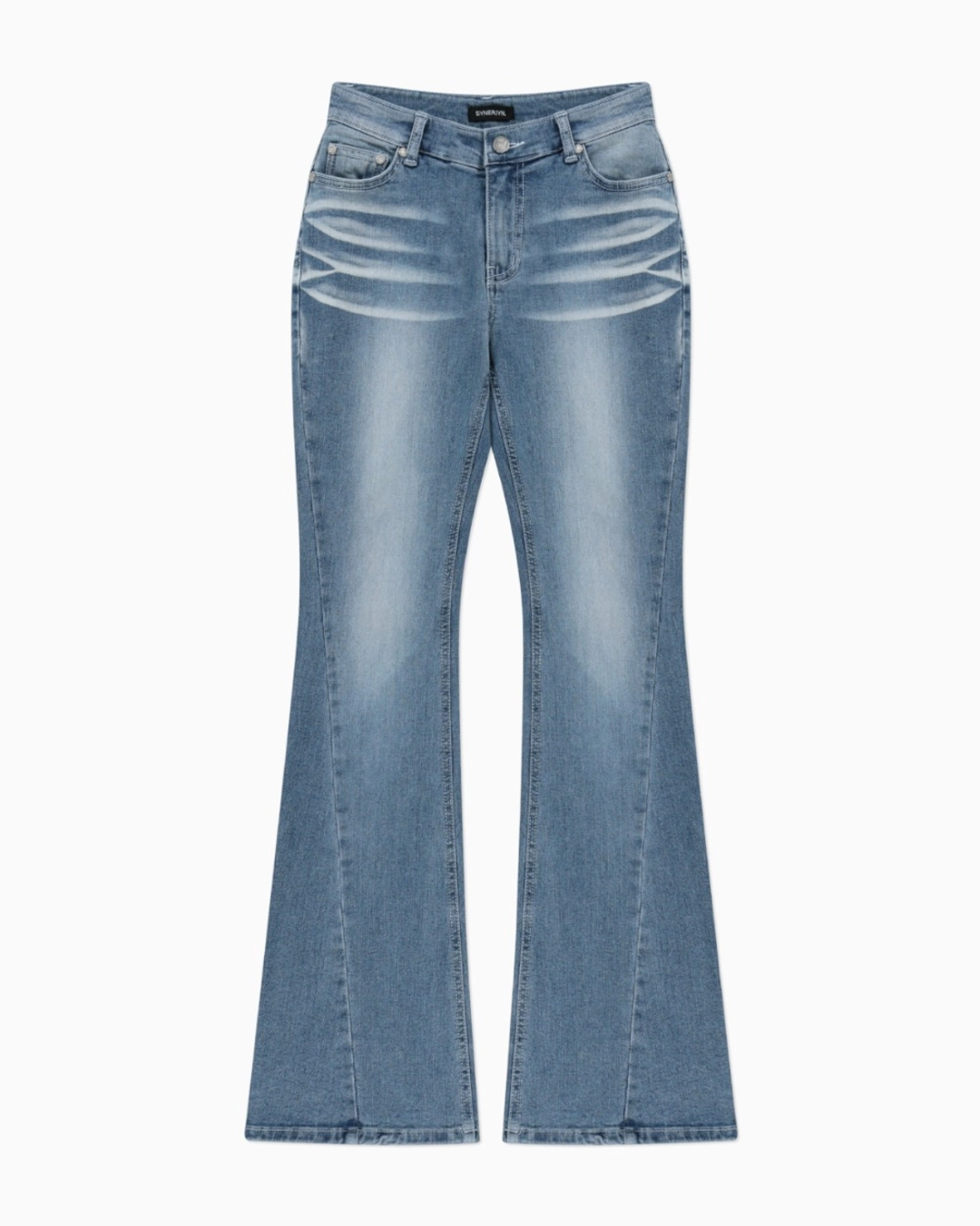 시너진 101 CAT WASHING LOW-RISE JEANS LIGHT BLUE 상품 이미지 1