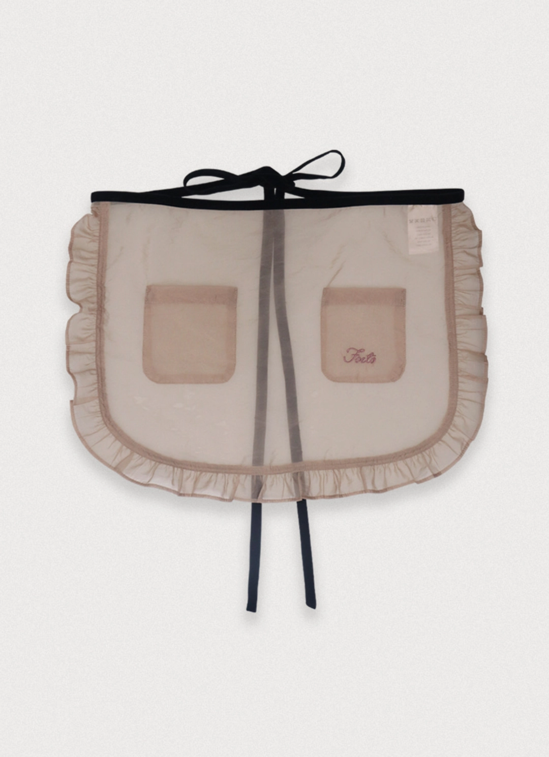 포에토 ODETTE SHIMMER APRON - ROZE PINK 상품 이미지 1