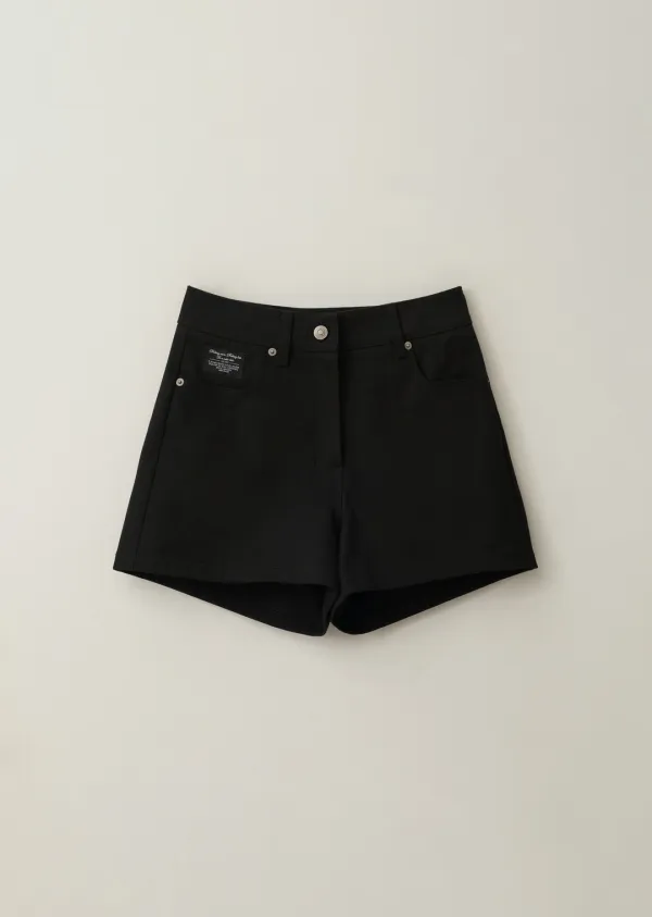 [여울 PICK] PLAIN SUMMER SHORT PANTS (moat black)