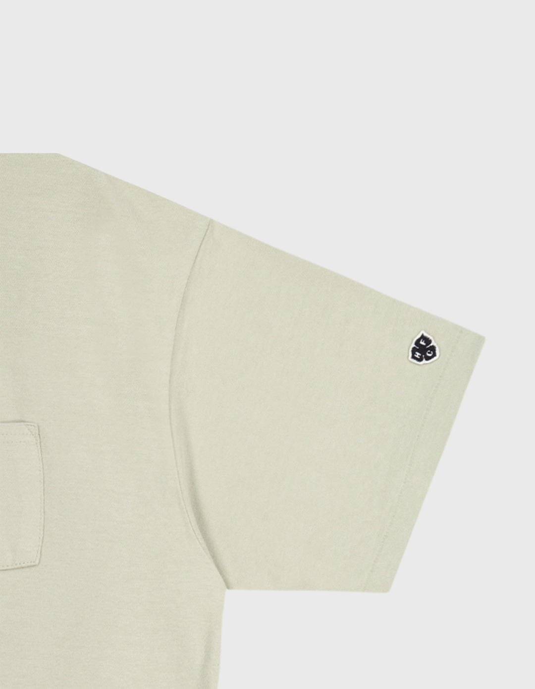 헤리티지플로스 CREST WASHED 14S POCKET T-SHIRT / Greige 상품 이미지 3