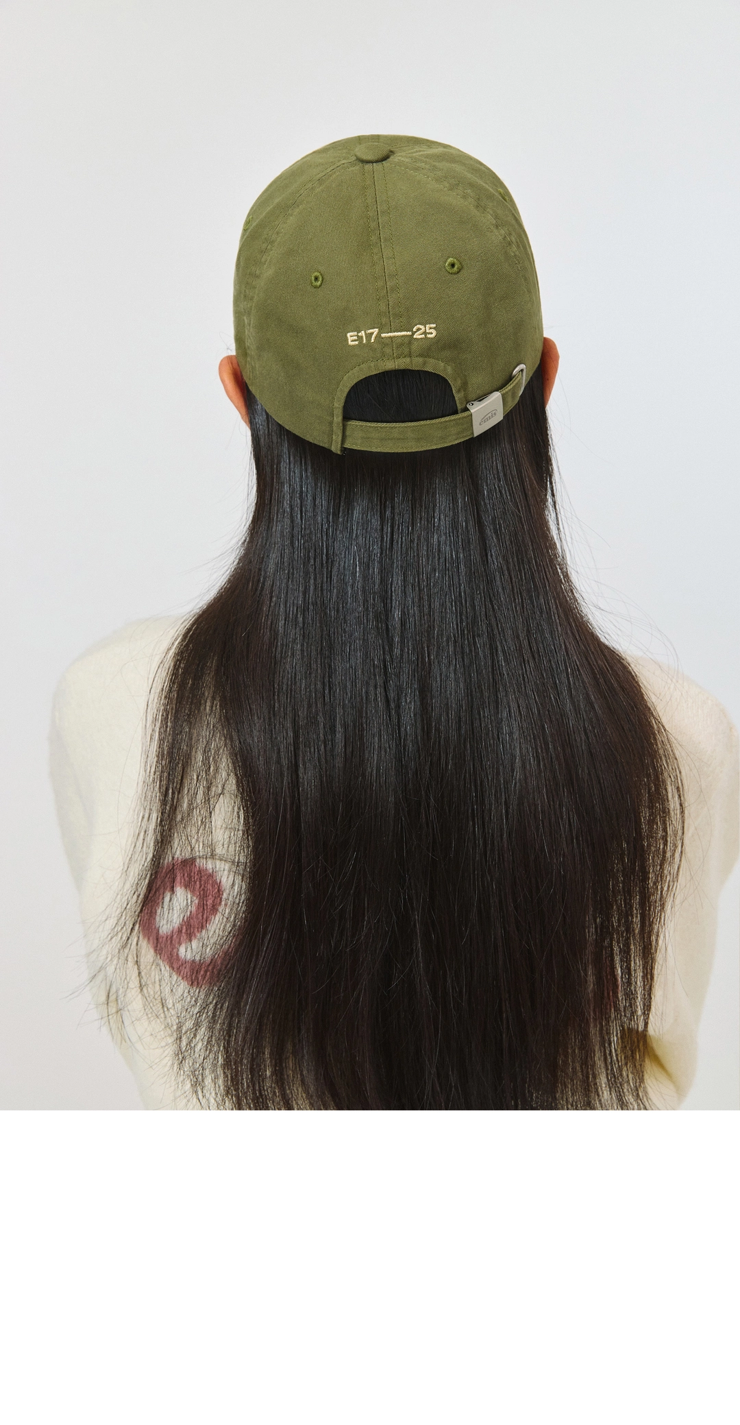 이미스 WASHED TWO TONE BALL CAP-OLIVE 상품 이미지 2