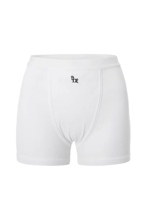 Rib logo boxer brief