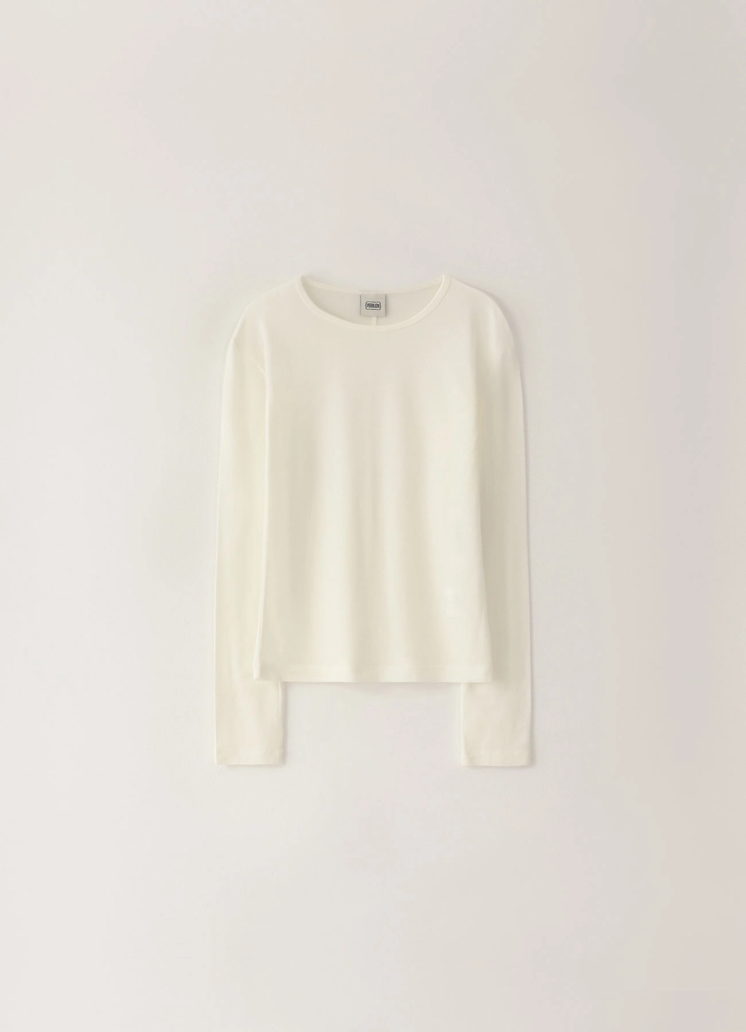 페블엠 5TH / Pure Span Round T-shirt - White 상품 이미지 1