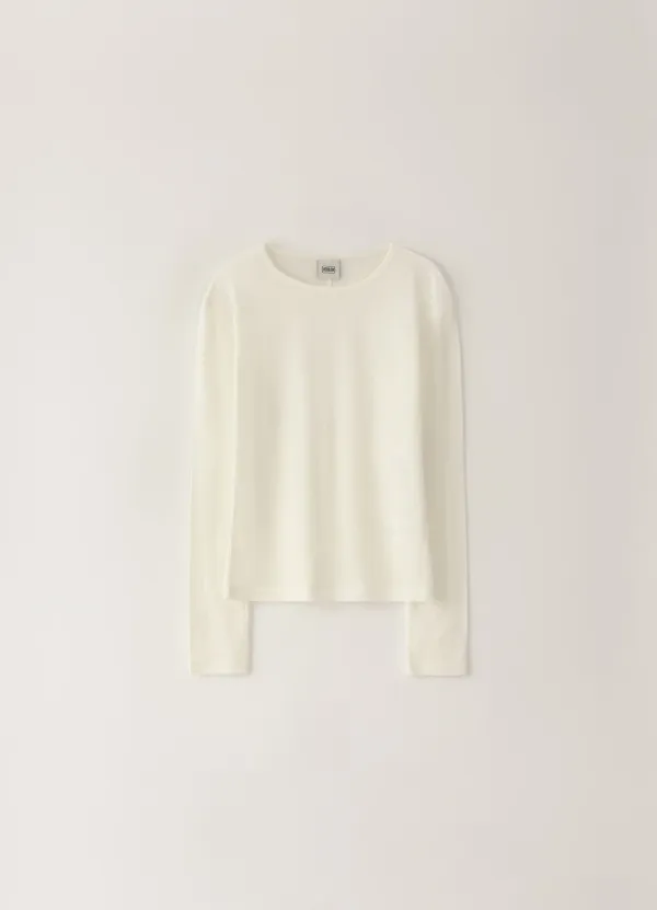 5TH / Pure Span Round T-shirt - White