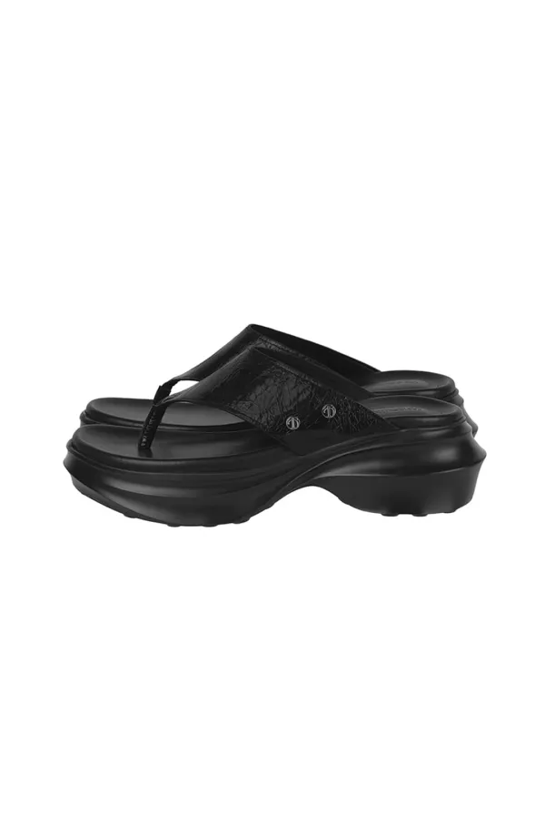 Flatform Minimal Flip Flops [ Black ]