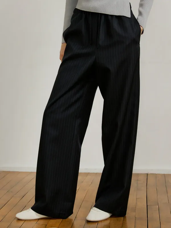 STRIPE BANDING PANTS_2COLOR