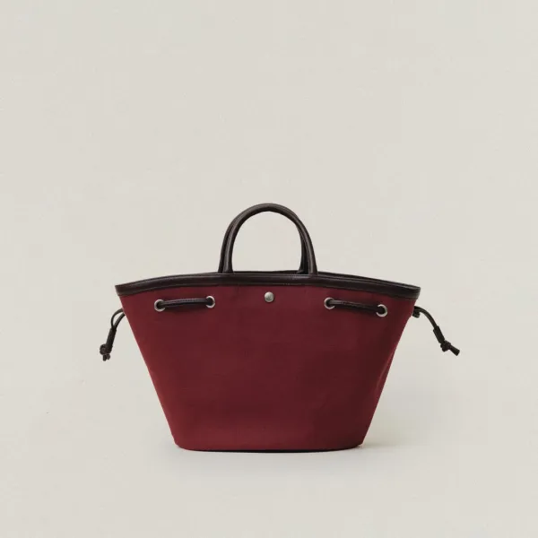 SAC COQUILLE SMALL BURGUNDY