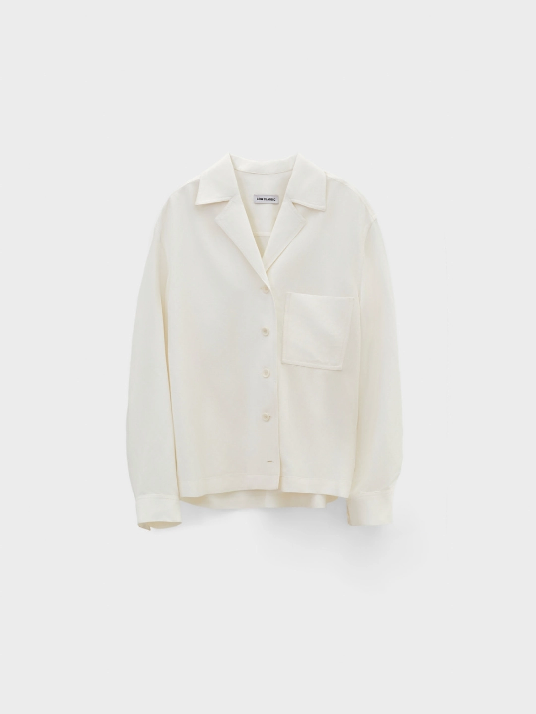 로우클래식 Open Collar 2-Way Shirt_Ivory 상품 이미지 1