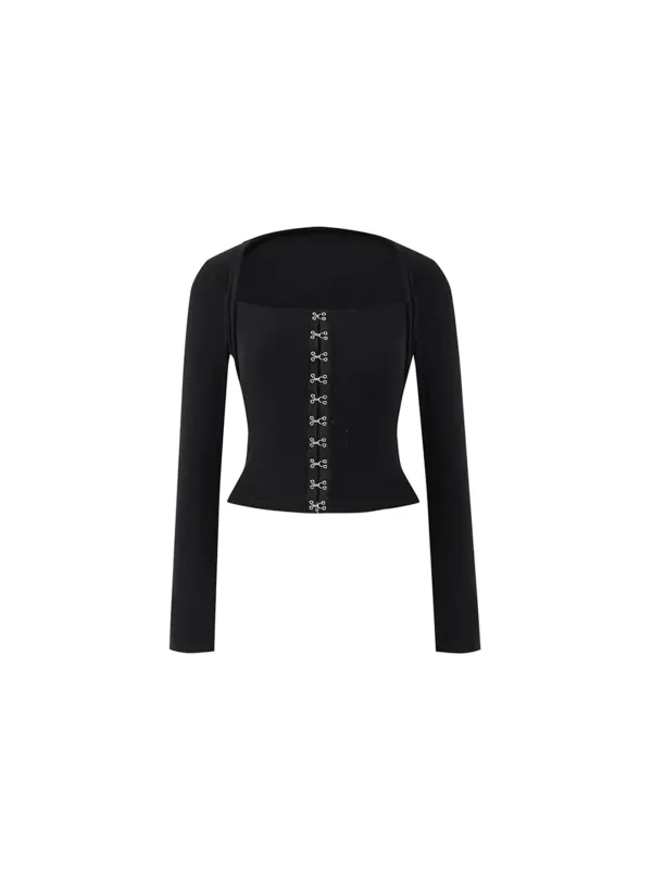 Hook square top (Black)
