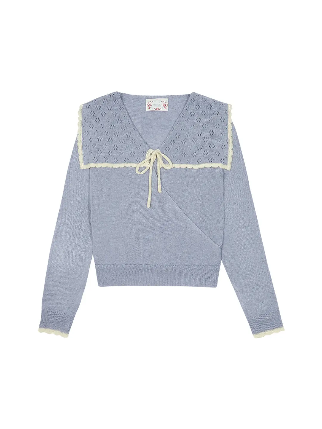 마가린핑거스 RIBBON SAILOR KNIT (LIGHT BLUE) 상품 이미지 1