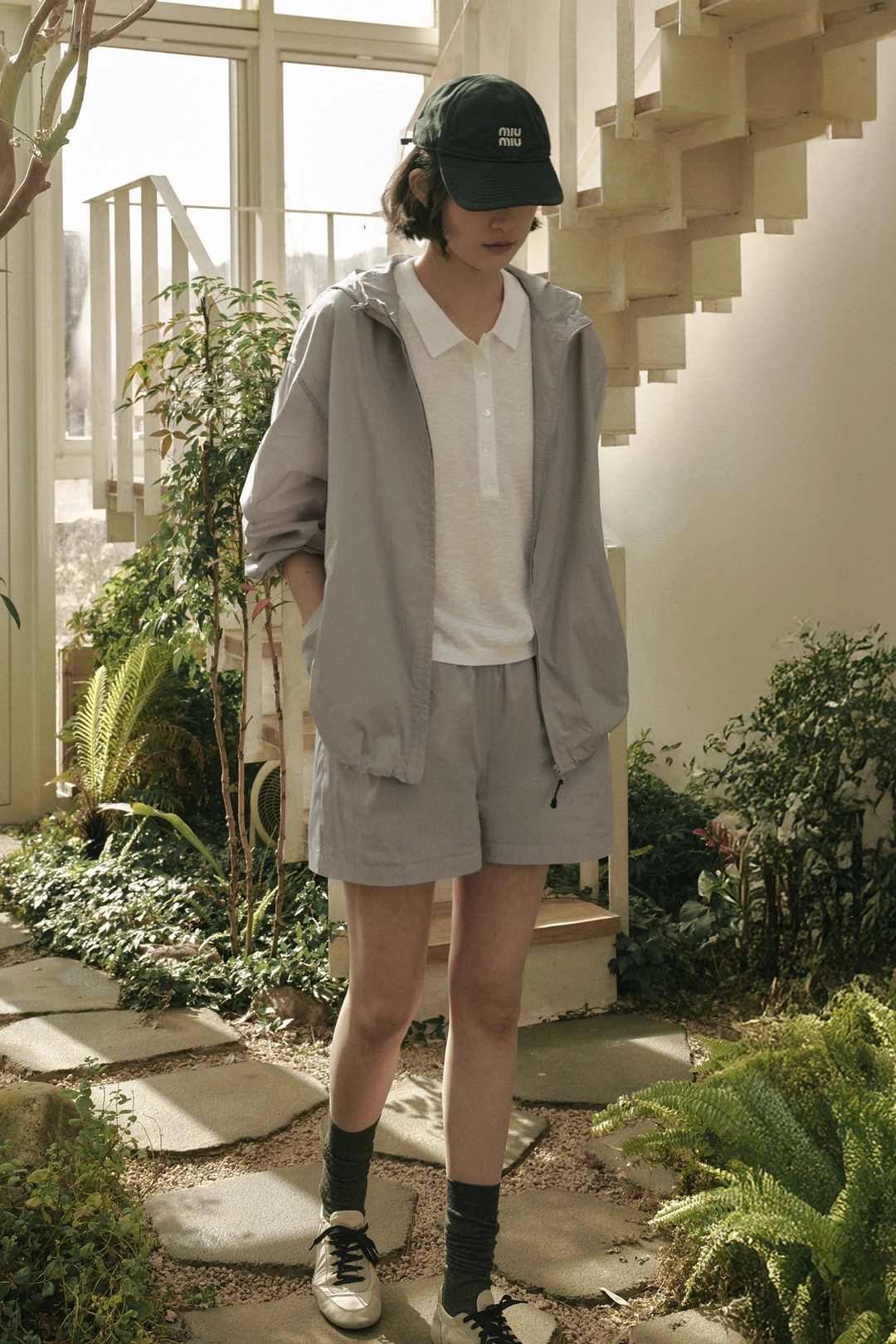 세이지먼트 PERRY HALF PANTS_GRAY 상품 이미지 2