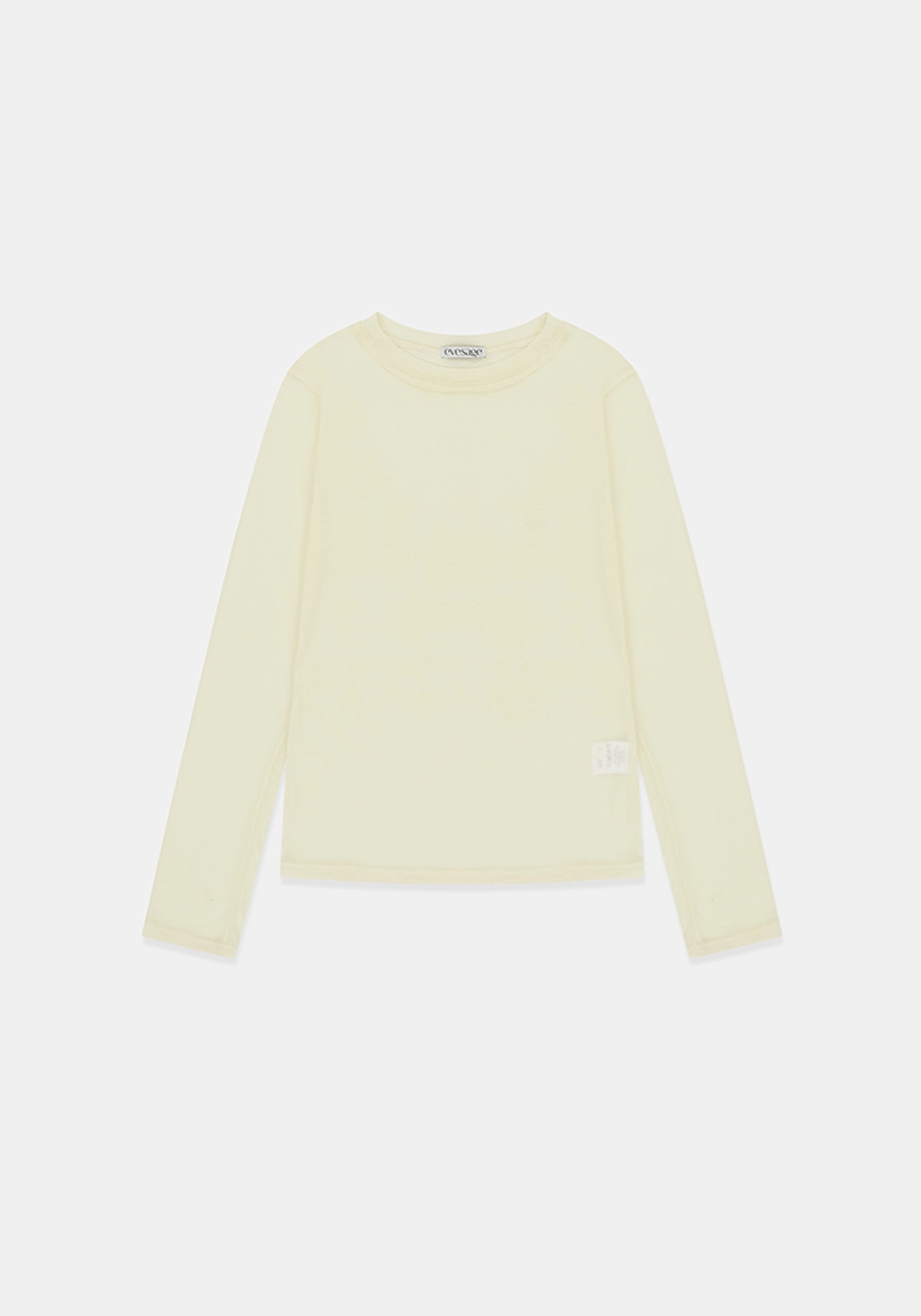 이브세이지 [2차 리오더] Sheer long sleeve (Ivory) 상품 이미지 3