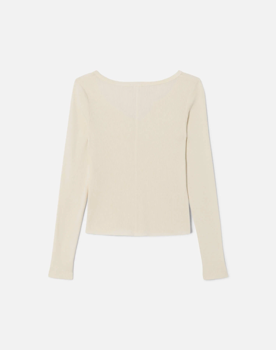 리던 Hanes V Cut Baby Long Sleeve - Vintage Ivory 상품 이미지 2