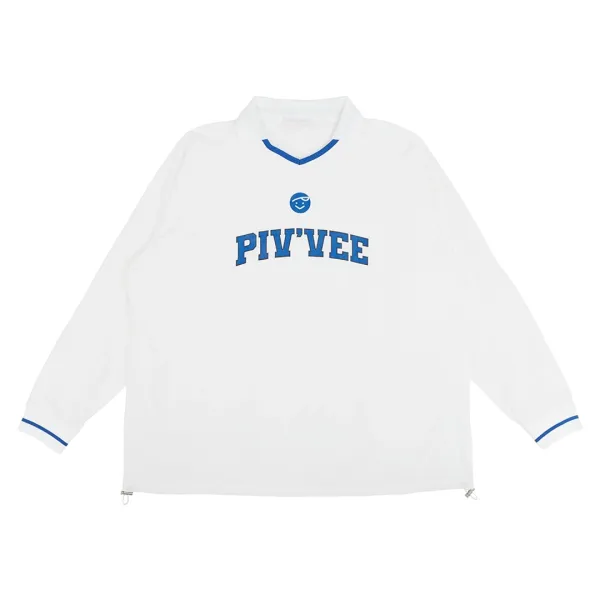 Sporty Nylon Collar Neck Piste (cloud white)