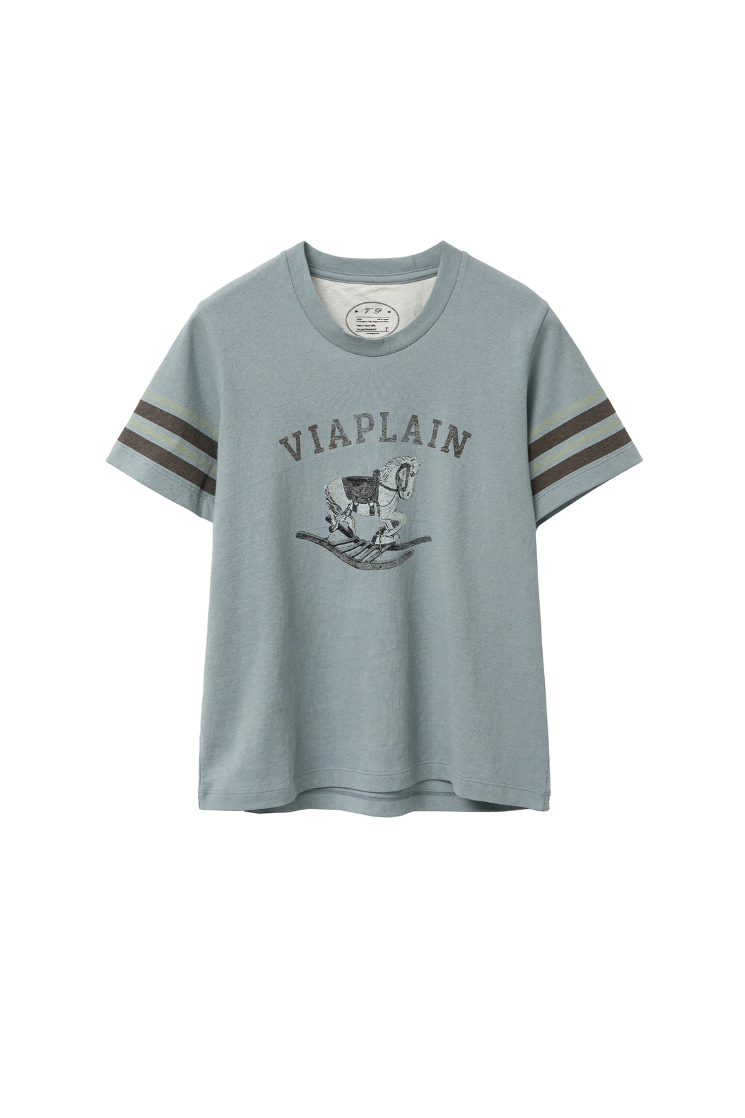 비아플레인 Via Ponny T-shirt (Dark mint) 상품 이미지 1