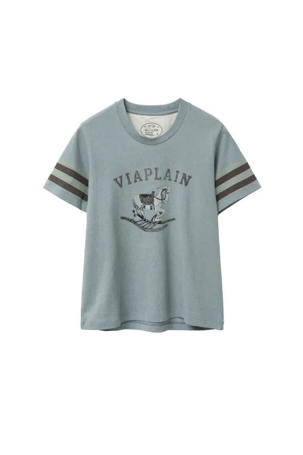 Via Ponny T-shirt (Dark mint)