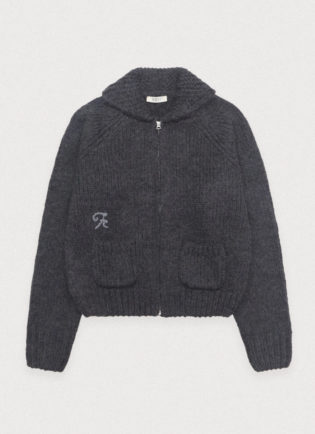 포에토 Hush handmade cowichan - charcoal 상품 이미지 1
