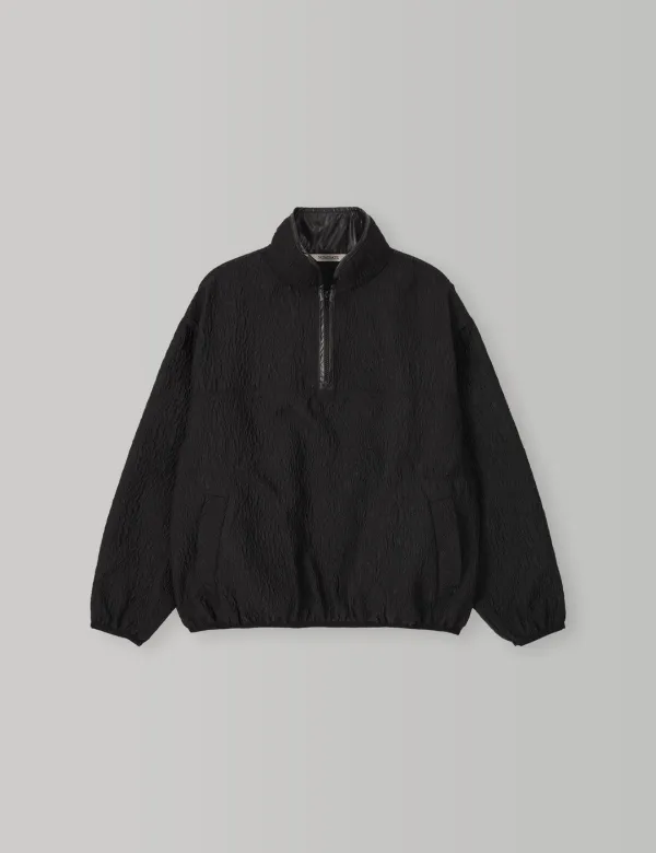 Crinkle Balloon Anorak (Black)
