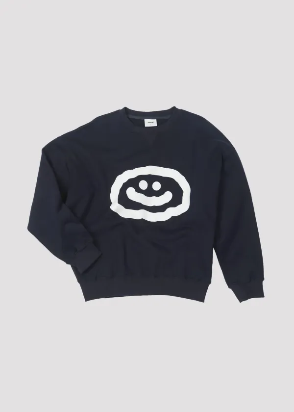 WARM SWEAT FLAT LOVE NAVY