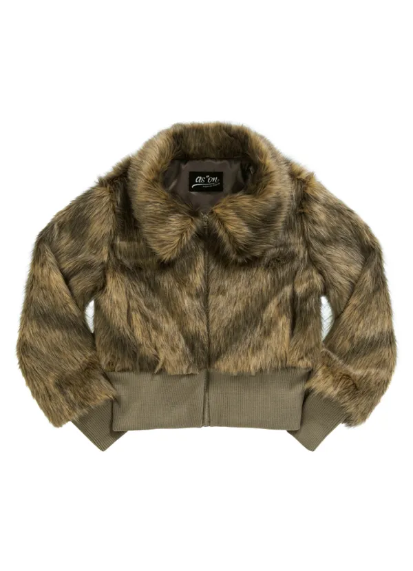 OBEL FUR JACKET / BROWN