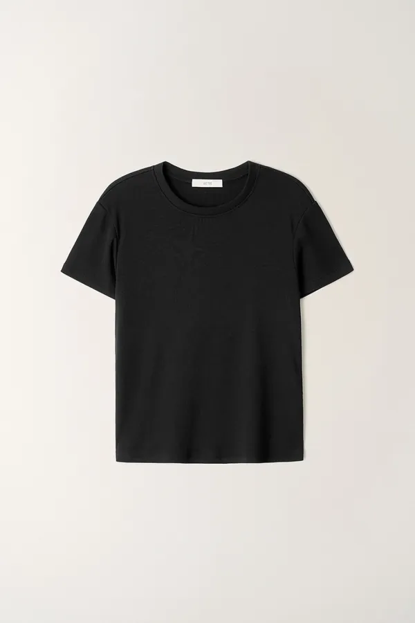 베이직 스탠다드핏 반팔 티셔츠 (Black)_2GSUTS09
