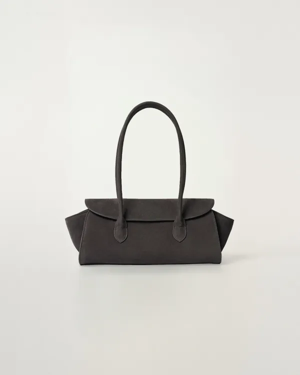 Poise Suede Bag [CHARCOAL]