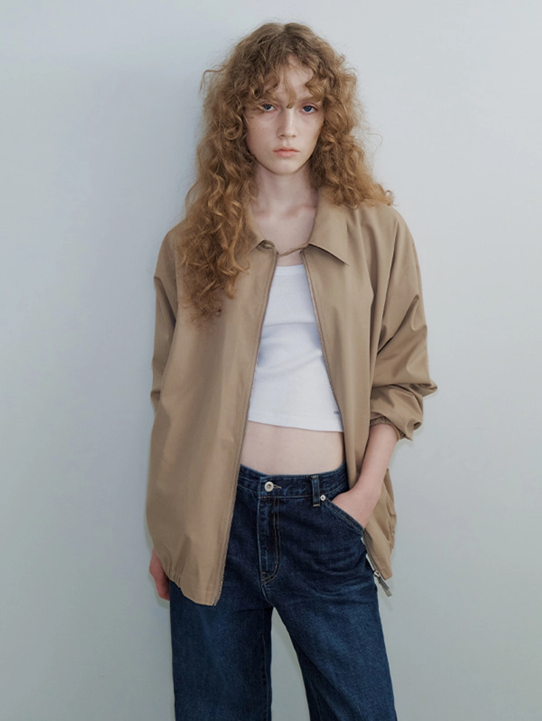 오디에스 Core Blouson Jacket (Beige) 상품 이미지 2