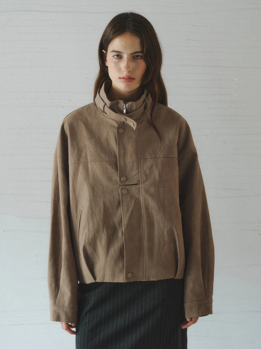 르니나 SLOANE faux leather jacket_2colors (10/1 예약배송) 상품 이미지 1