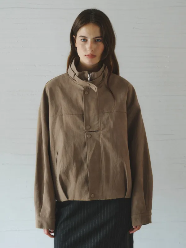 SLOANE faux leather jacket_2colors