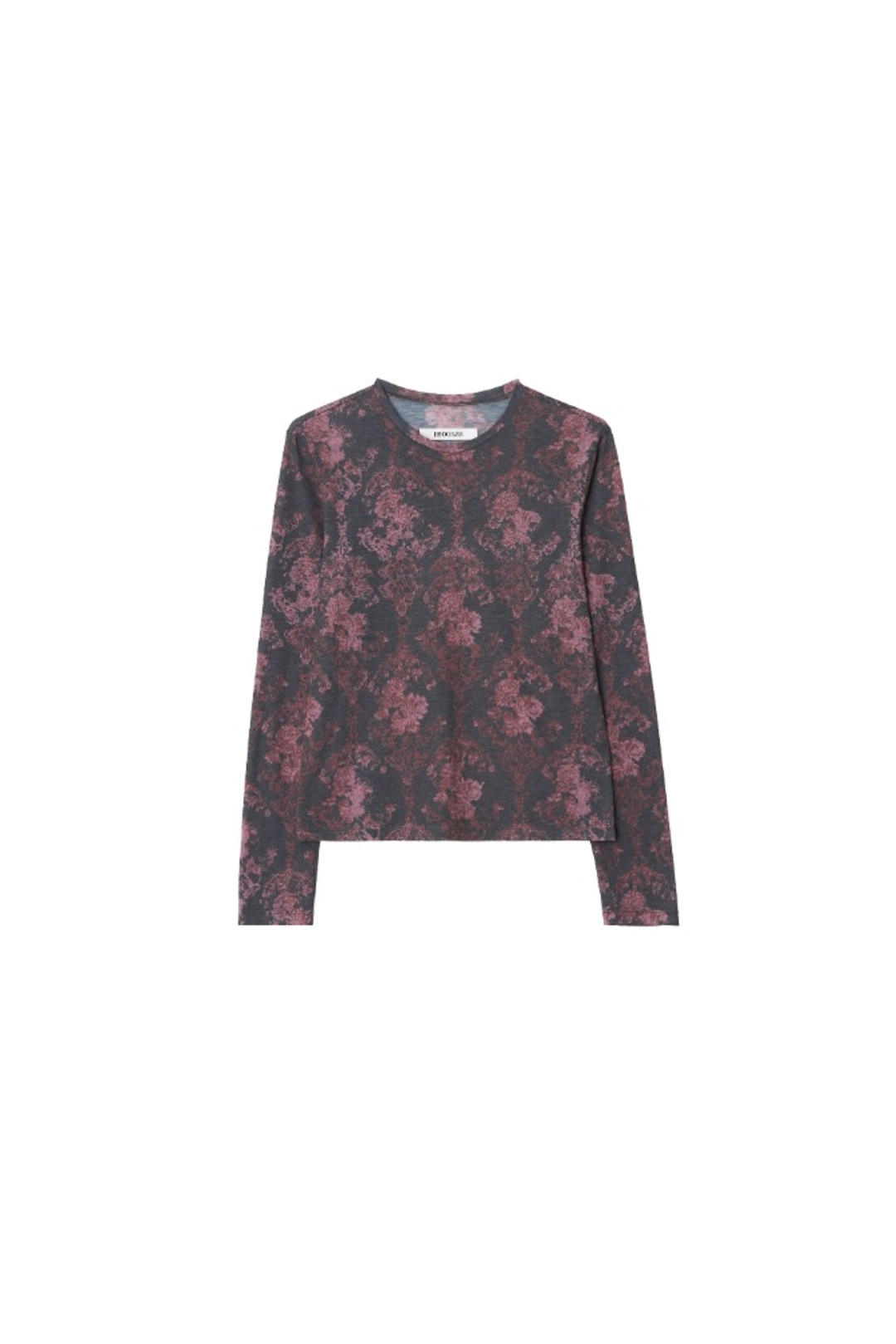 지수리 Flower print t-shirts - Red 상품 이미지 1