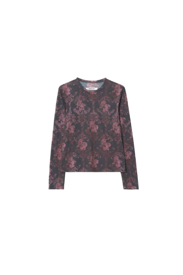 Flower print t-shirts - Red