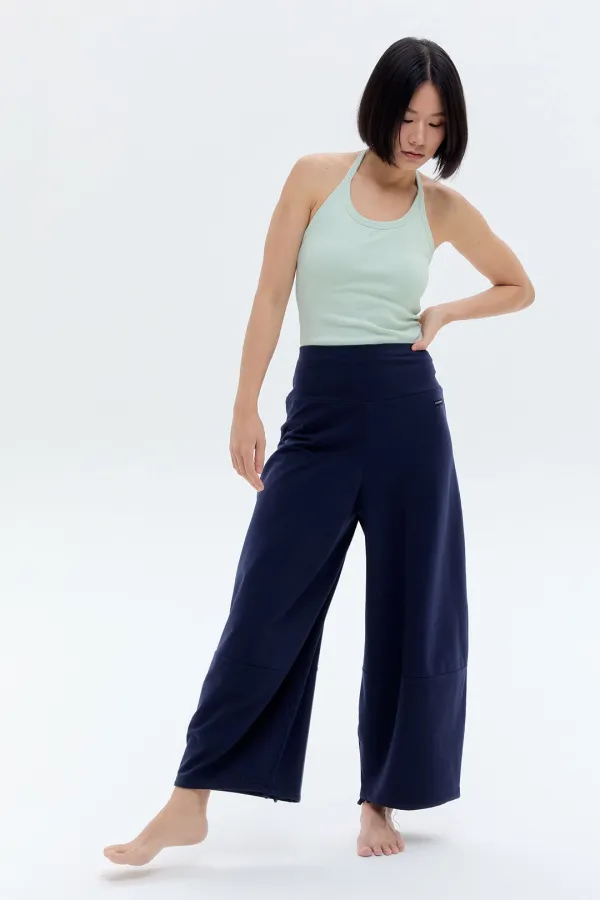 Wide Oblique Pants- 4Colors