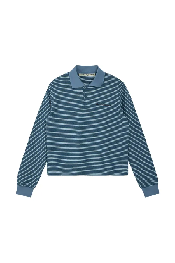 STRIPE PK T-SHIRT - BLUE