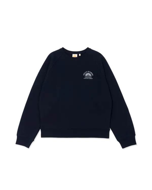HS Logo Raglan Sweatshirt_Navy