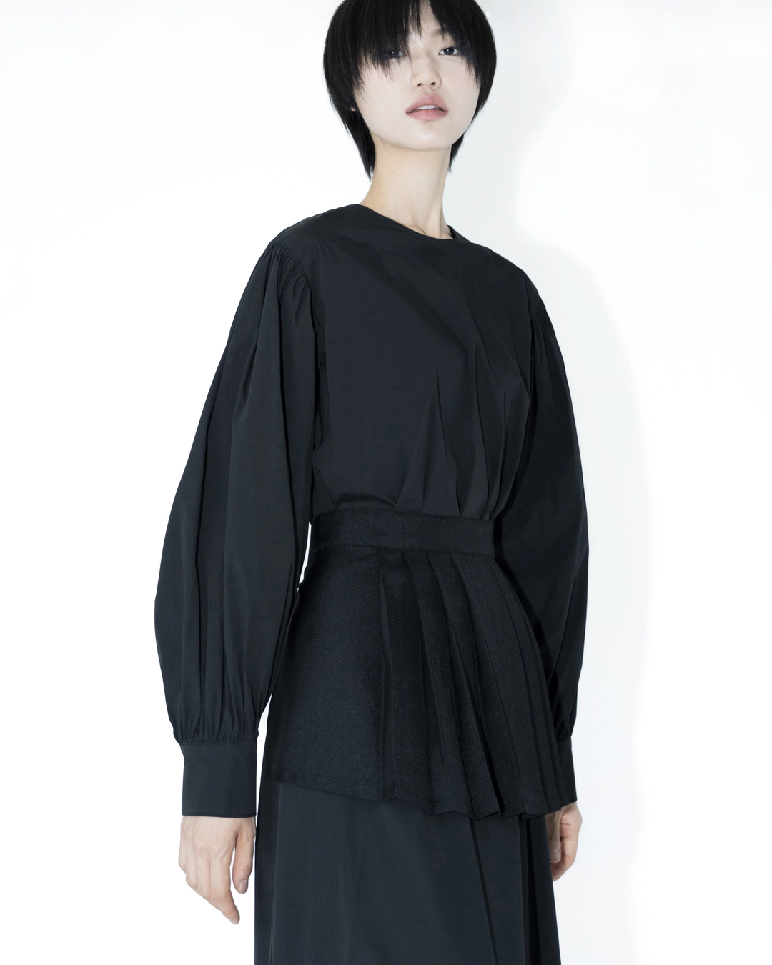 유노이아 lowell pleats wrap (open, 단독 주문 시 선발송) 상품 이미지 2