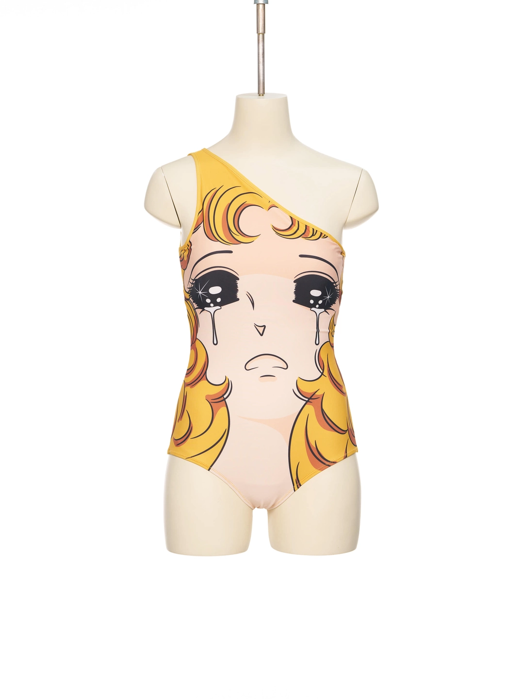 푸쉬버튼 SS26 YELLOW CRYING GIRL ONE-SHOULDER SWIMSUIT 상품 이미지 1