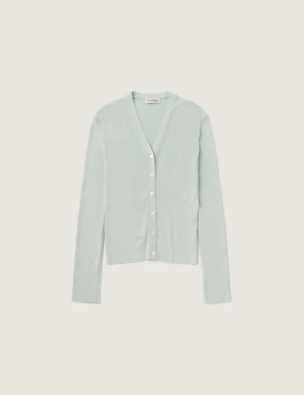 Jazz Silk Cardigan (Mint)