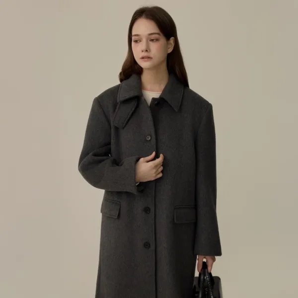 Shelter Wool Tailored Coat_2Color