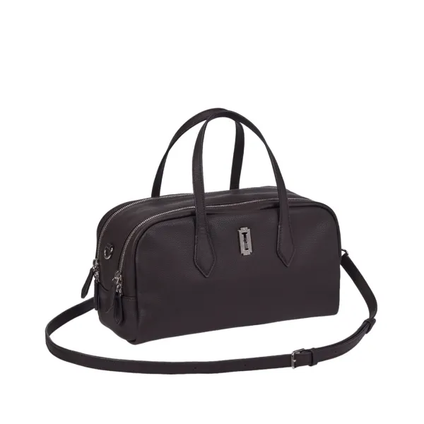 [NEW] Halfmoon Two Block Tote S (하프문 투 블럭 토트 스몰) Choco Brown