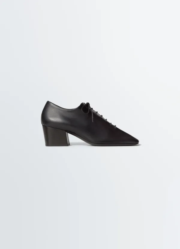 SOURIS FLAT CLASSIC DERBIES IN LEATHER