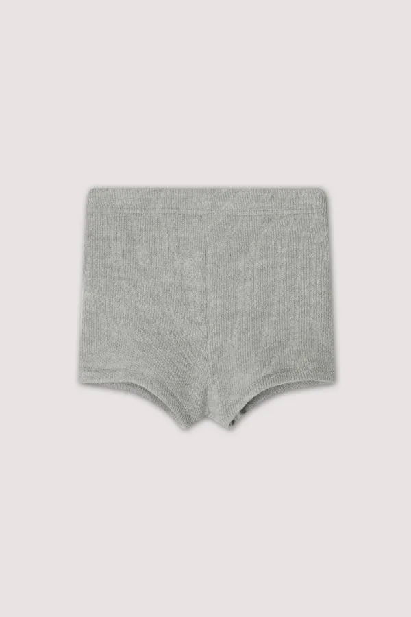 Corn Knit Pants - Gray